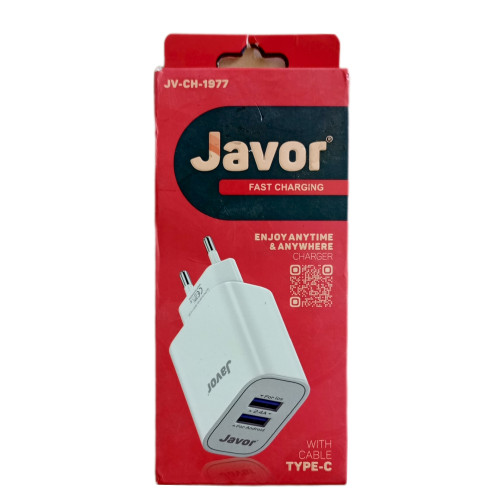 JV-CH-1977 Javor fast charger 2 USB port type-c