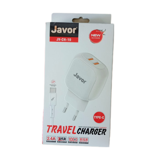 JV-CH-40 Javor Dual USB wall fast charger 2.4A output