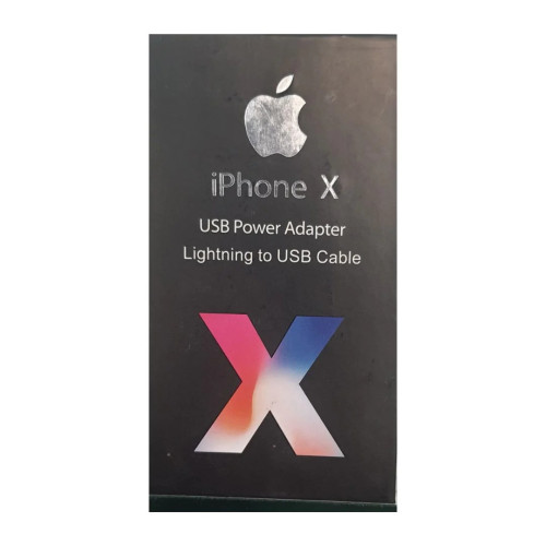 iPhone X USB Power Adapter Lighting ro USB Cable