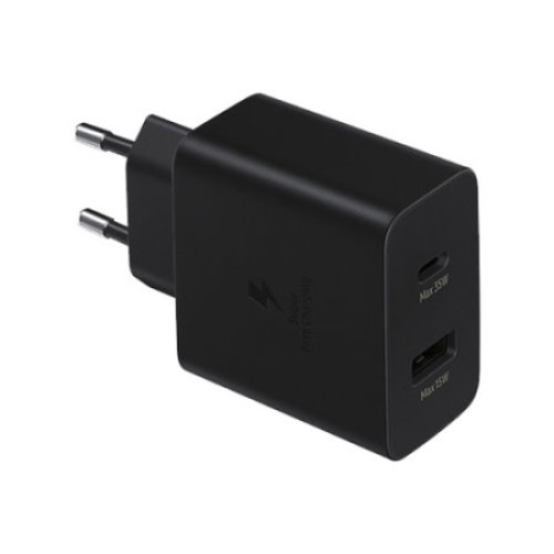 PD 35W Two-Port Charger USB-C USB-A SAMSUNG