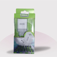 Samara travel fast charger 2-USB 3.4A Port type micro  ሰመራ ቻርጀር