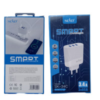 SK-34C Seko smart Fast charger 3.4A Output 3USB Port