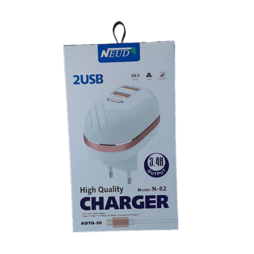 N-82 NEUD 2USB 3.4A high quality charger