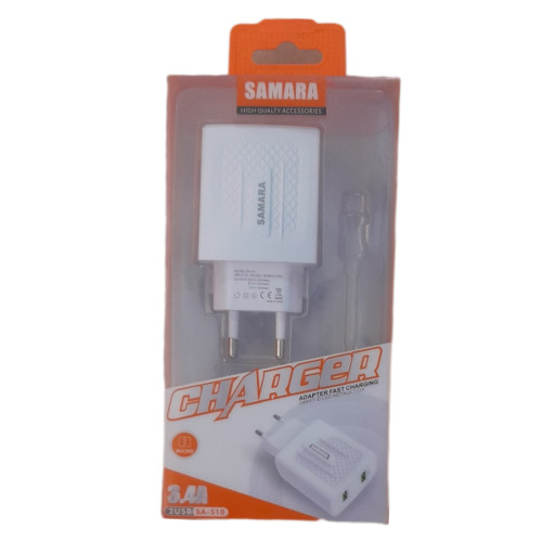 SA-510 Samara charger adapter fast charger 2 USB port 3.4A output